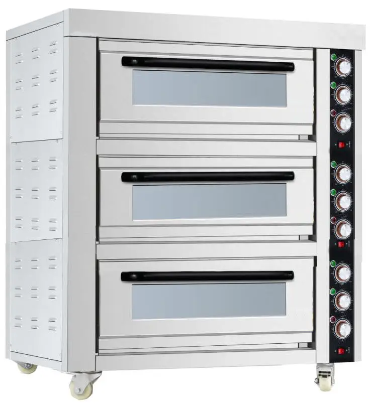 Four de cuisson électrique de table personnalisé professionnel 100L 3,5 kw + 3,5 kw Four à pizza Four à air chaud Four à micro-ondes de vitesse