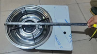Grill à gaz commercial coréen de table, intégré, sans fumée, pour intérieur et extérieur, en acier inoxydable