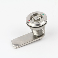 Serrure à came à quart de tour en acier inoxydable IP65 pour train et bus, loquet AISI316 EMKA, cylindre de serrure à came à compression C3-1548, entraxe de 50 mm
