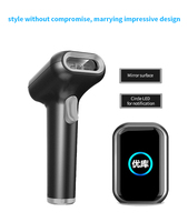 Escáner de código QR de mano BIS, pistola de escaneo de código de barras Android 1D 2D, escáner de código de barras de mano USB