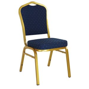 <span class=keywords><strong>Chaise</strong></span> de banquet <span class=keywords><strong>Louis</strong></span> moderne, ovale, rembourrée, empilable, en métal, bleu marine, pour restaurant de luxe, hôtel, salle de réception, mariage - Product Image 4