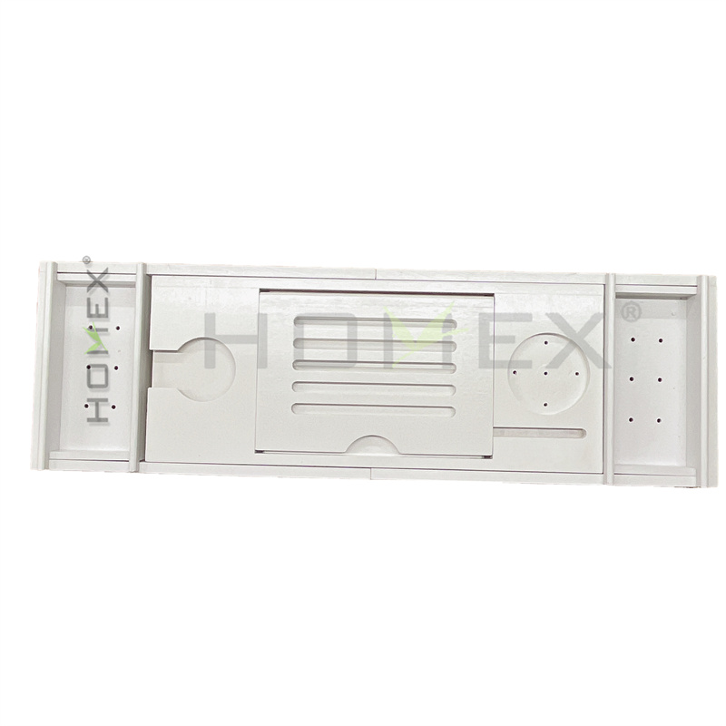 2022 регулируемые бамбуковые деревянные подносы для ванной