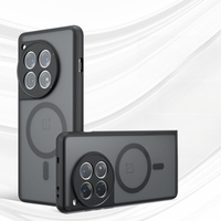 Housse de protection magnétique anti-chute pour OnePlus ACE3 & 12R Étui givré pour téléphones mobiles OnePlus 1 + 12R
