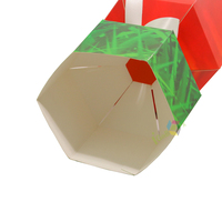 Boîte en papier en forme de carotte adorable avec lamination mate, matériaux recyclés et écologiques pour cadeaux de bonbons