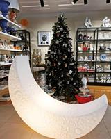 Lune Moderne IP65 Halloween Chambre Inclinable Lampe Croissant Salon Lampadaire De Mariage Jardin Décoration Lampadaire