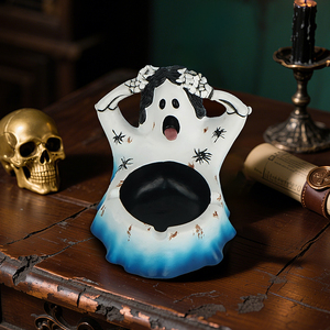Cendrier fantôme d'Halloween en résine, cendrier fantôme hurlant effrayant, décoration de table pour fête d'Halloween, nouveauté, ornement d'horreur pour la maison, cadeau - Product Image 4