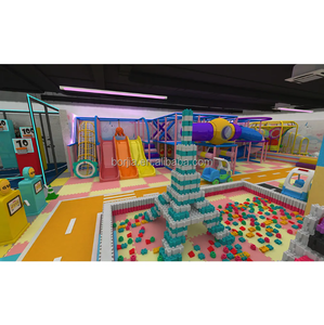 High Quality Indoor Children's Soft Play Equipment <b>Set</b> Commercial Children's Playground with Kids Trampoline - Product Image 6