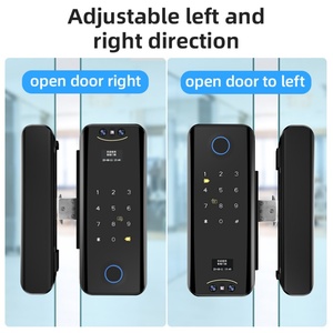 Cerraduras Inteligentes para Puertas de Vidrio sin Marco con Huella Dactilar y Tarjeta RFID, Visión Nocturna WiFi, Detección de Movimiento, Reinicio, Logotipo Personalizado - Product Image 5