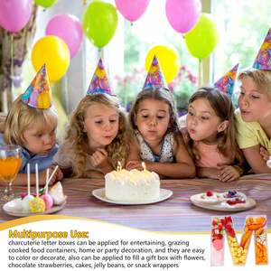 Vassoio Personalizzato in Acrilico a Forma di Lettera o Numero Riutilizzabile e Riempibile per Compleanni e Anniversari - Product Image 6