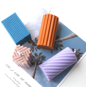Creative Aromatherapy Candle <strong>Plastic</strong> <strong>Mold</strong> <strong>Plastic</strong> Acrylic Candle <strong>Mold</strong> With Vertical Thread - Product Image 3
