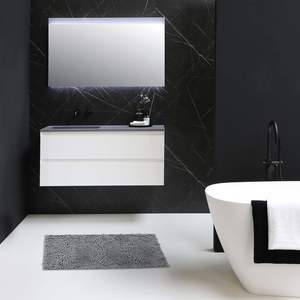 Alfombra de Baño Lavable, Antideslizante, de PVC, Felpa, de Microfibra, Absorbente, de Lujo - Product Image 2