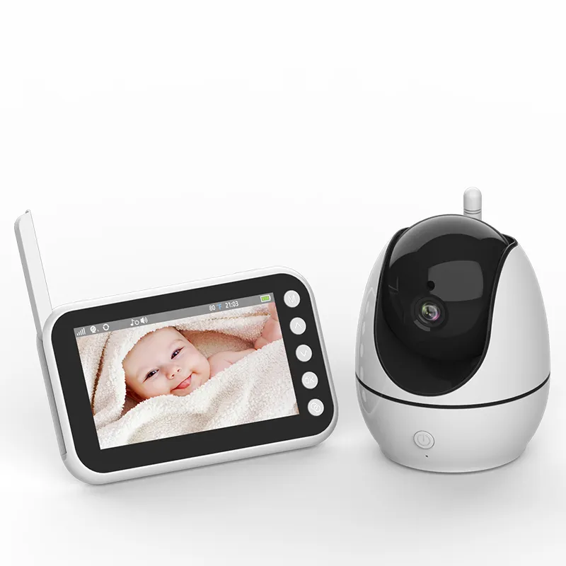 720P 2.4G Macchina Fotografica Senza Fili Del Bambino Del Monitor Pet Babyfoon Con Display A CRISTALLI LIQUIDI di Visione notturna Baby Monitor Video Con La Macchina Fotografica