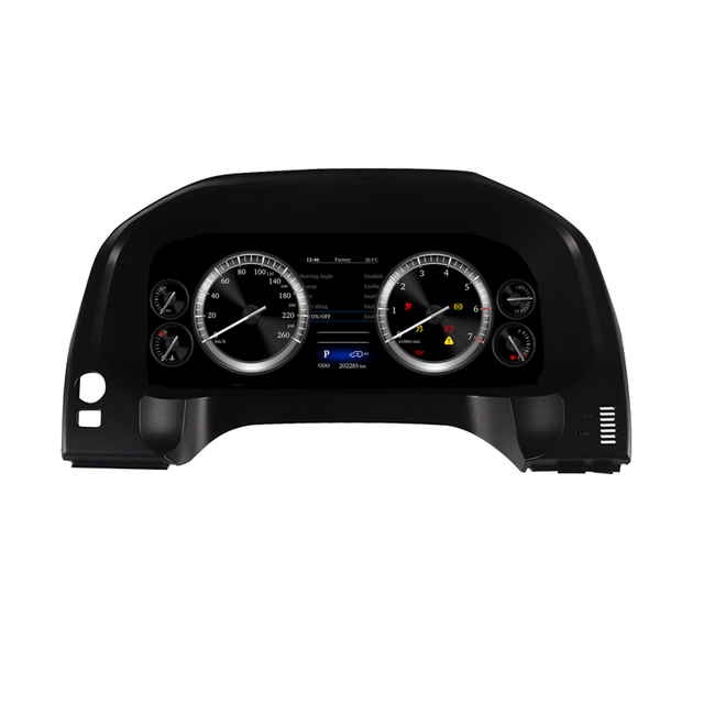 1920*720p LCD Display Cockpit Dashboard Instrument Digital Cluster for Toyota Prado Speedometer Screen