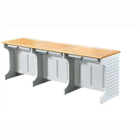 Bureau de salle de classe multimédia Table de moniteur LCD rabattable pour écran retourné Bureau d'ordinateur caché à vendre