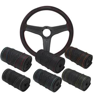 Conjunto de cubierta de volante de coche Universal, acabado exquisito, lujo