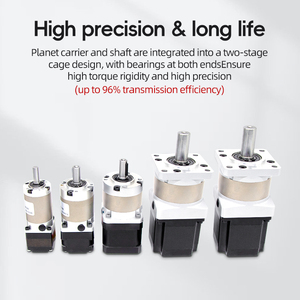 Motorreductor UMOT de 24 V CC, <span class=keywords><strong>Nema</strong></span> 17, <span class=keywords><strong>Nema</strong></span> <span class=keywords><strong>23</strong></span>, Alto Torque, Baja Velocidad, Caja de Engranajes Planetaria, Reductor de Velocidad 1:4 a 1:210 - Product Image 5