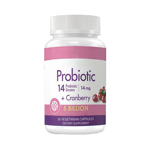 Cápsulas de Probióticos, Suplemento de <span class=keywords><strong>Bacterias</strong></span> Vivas de Alta Actividad, Regulan la Flora Intestinal, Alivian el Malestar Gastrointestinal, Sin Gluten - Product Image 1