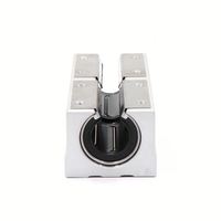 Unité de glissement linéaire à billes en alliage d'aluminium et acier inoxydable de précision P0/P6/P5 SBR16LUU SBR20LUU SBR25LUU SBR30LUU