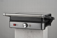 Grille de contact électrique détachable à 2 tranches Grille de barbecue chaude avec revêtement antiadhésif Grille de presse à plaques pour usage domestique