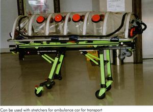 Camilla de aislamiento hermético para enfermedades infecciosas - Product Image 2