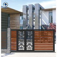 Porte extérieure en aluminium robuste Prima Model 030, à persiennes horizontales, pour villa moderne, balcon, escalier, résistante à la rouille, garantie 5 ans