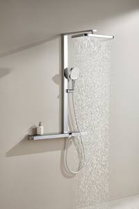 ชุดฝักบัวแบบใช้มือถือ3-in-<span class=keywords><strong>one</strong></span> สเปรย์ทรงสี่เหลี่ยมหน้าจอดิจิตอลอุณหภูมิอัจฉริยะบวกหรูหรา - Product Image 4