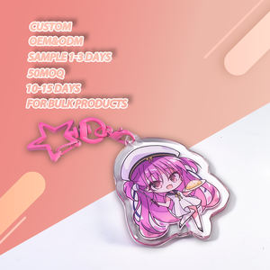 Regalos Hanxin <span class=keywords><strong>Plot</strong></span>, regalos promocionales corporativos, precio bajo por lotes, gran número de llavero acrílico personalizado - Product Image 1