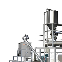 Ligne de production automatique de flocons de maïs 100 kg/h, machine de transformation de céréales pour le petit-déjeuner, équipement de fabrication alimentaire