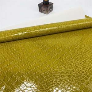 फैक्टरी मूल्य मगरमच्छ मुद्रित पीवीसी सिंथेटिक चमड़े के लिए बैग सामग्री - Product Image 2