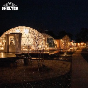 Cúpula de PVC transparente con diseño de Cupula Iglu, carpa romántica para jardín al aire libre, cúpula iglú con baño - Product Image 3