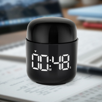 99M59S Timer dapur Digital silinder ramah lingkungan pengatur waktu Atas & bawah tombol untuk manajemen waktu Timer Digital LED
