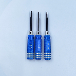 7PCS Revestimiento de óxido negro HSS <span class=keywords><strong>Bits</strong></span> Mango azul Juego de destornilladores de precisión para FPV Drone - Product Image 4