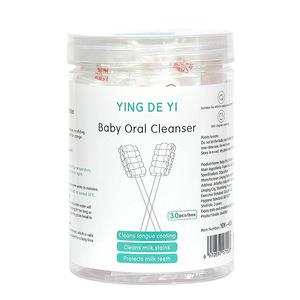 แปรงทำความสะอาดช่องปากเด็กแบบใช้แล้วทิ้ง ทำจากผ้าพลัฌ สำหรับทำความสะอาดลิ้นและฟันเด็กทารก อายุ 0-3 ปี - Product Image 5