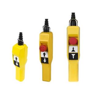 Original New XACA02 30mm Yellow Empty Pendant Control Station with <b>Push</b> <b>Button</b> <b>Switches</b> - Product Image 5
