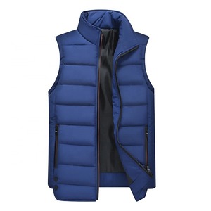 Wholesale Sleeveless Puffer <strong>Vest</strong> Heavyweight Warm Padded Outdoor Winter Jacket Customized Windproof Light Fabric OEM <strong>Vest</strong> - Product Image 3