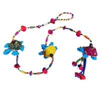 Carillon éolien éléphant Animal en peluche suspendu décoration de la maison salon tenture murale cadeau et artisanat fait à la main