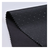 2 capas 100% tela de punto polivinílico repelente al agua 3D gofrado cepillo teñido liso para deportes y chaqueta Softshell al aire libre