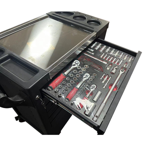 Carro <span class=keywords><strong>de</strong></span> Herramientas con 7 Cajones Personalizado OEM, Gabinete Rodante <span class=keywords><strong>de</strong></span> Metal para Almacenamiento en Taller o Garaje, <span class=keywords><strong>Banco</strong></span> <span class=keywords><strong>de</strong></span> <span class=keywords><strong>Trabajo</strong></span> <span class=keywords><strong>de</strong></span> Acero con Capacidad <span class=keywords><strong>de</strong></span> Carga <span class=keywords><strong>de</strong></span> 300 kg y Cerradura con Llave - Product Image 5