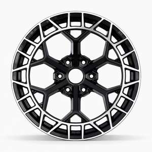 Jante de voiture tout-terrain en alliage d'aluminium de 20 pouces Capacité de charge de <span class=keywords><strong>2600</strong></span> livres PCD 139,7 mm <span class=keywords><strong>ET</strong></span> 0 mm pour Tank 300 Great Wall Cannon Prado - Product Image 1