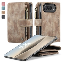 Casing iPhone Duo Caseme C30 Flip Magnetik Kulit PU Dompet dengan Tempat Kartu Flip Book Phone Cover Case