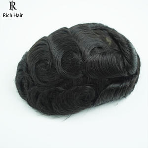 ツーピーウィッグレース薄肌MレースレミーヘアインドシルクベースクロージャーPUテクニック - Product Image 3