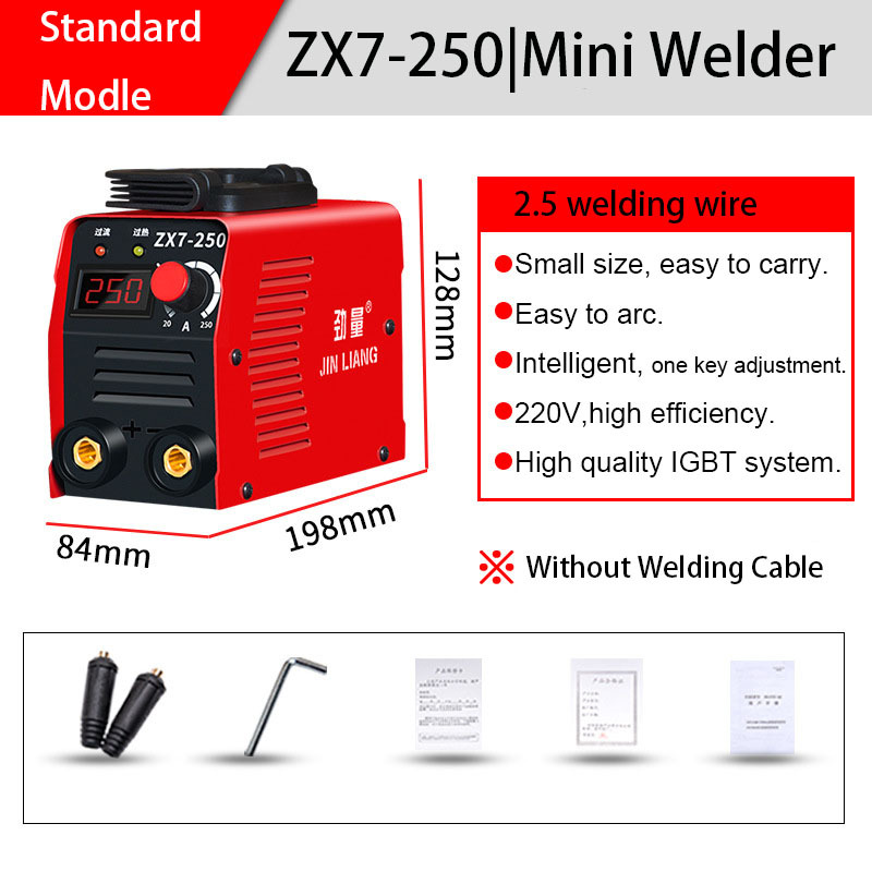 220V Power Tools Set Portable Mini Welder MIG/MMA/TIG/Arc Igbt Inverter 250A Esab Ac Dc Copper Wire Electric Welding Machine · image 6