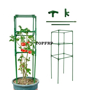 <b>Garden</b> Plant Support Frame Square Tomato Cages - Product Image 1