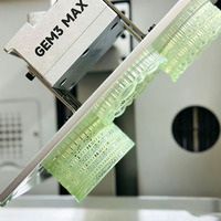 Imprimante 3D NOVA3D GEM3 MAX de qualité industrielle pour bijoux, bracelets ajourés complexes, modèles de bracelets ajourés en filigrane, modèles de moulage à la cire perdue
