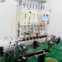 Machine de remplissage d'eau carbonatée Semi-automatique pour savon liquide, shampoing, Soda, bouteille Pet, avec scellant, prix