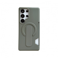 Nouvelle coque magnétique pour PC avec support, effet peau, pour Samsung S26 Ultra/S25 Ultra, design uni, finition mate, protection anti-chute