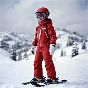 AQTQ Ski Jacket High Quality Custom Ski Wear <strong>Winter</strong> Outdoor Kids <strong>Overalls</strong> One Piece Ski Suit Jumpsuit - Product Image 4