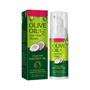 Nouveauté <span class=keywords><strong>Mousse</strong></span> capillaire à l'huile de <span class=keywords><strong>coco</strong></span> naturelle, huile d'<span class=keywords><strong>olive</strong></span> de marque privée pour la coiffure - Product Image 6