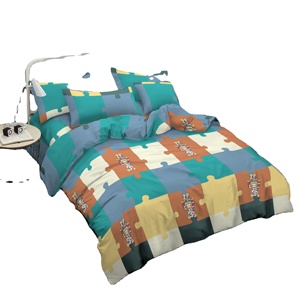 100% Polyester Small MOQ Stock Lot High <strong>Qually</strong> Fashion Designs Eco-friendly Printed Bedsheet Fabric with Factory Price - Product Image 1