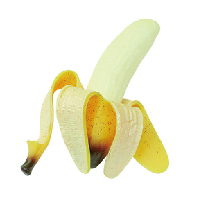 Juguete Antiestrés de TPR Súper Suave de Levantamiento Lento, Juguete Sensorial de Simulación de Plátano Pelable para Aliviar la Ansiedad en Adultos y Niños - Product Image 1